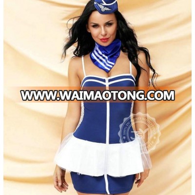 Sexy Lingerie Costume Sex Hot Air Hostess Costume